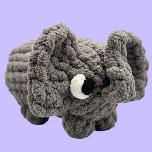 Cute Crochet Elephant Plushie
