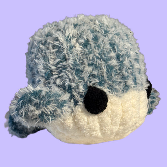 Cute Crochet Whale Plushie - Blue Lagoon